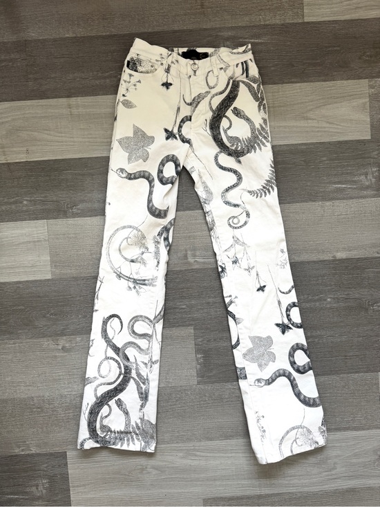 Just Cavalli Denim - Roberto Cavalli vintage snake print jeans